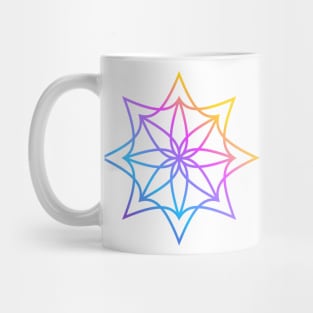 abstract flower illustration Mug